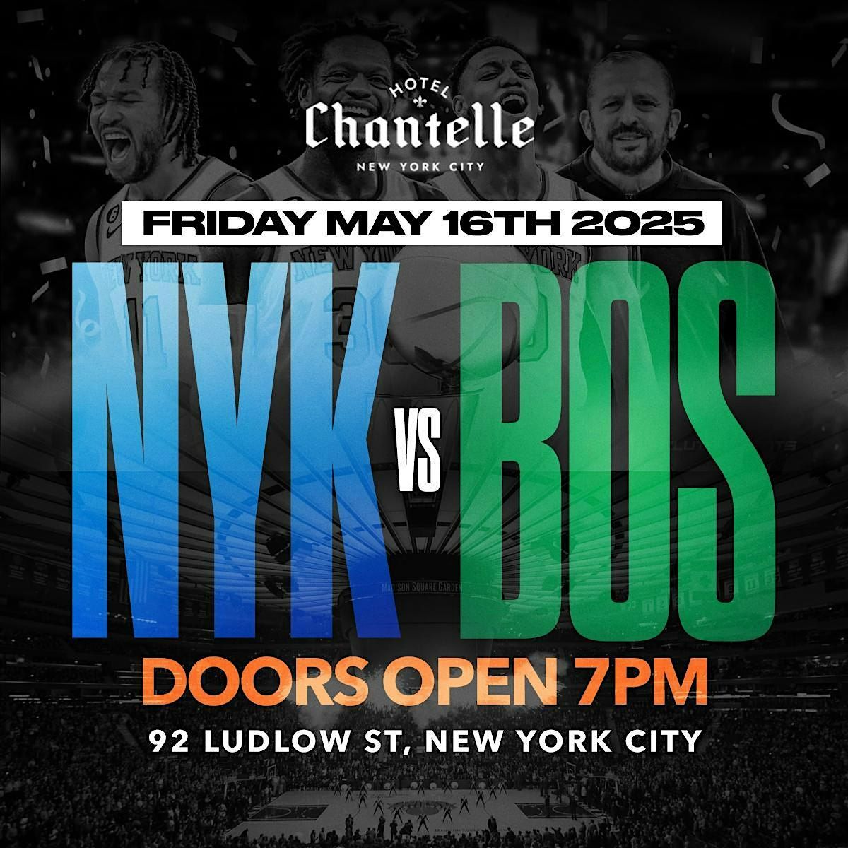 Knicks vs Celtics: Game Night at Hotel Chantelle | Event in New York | AllEvents