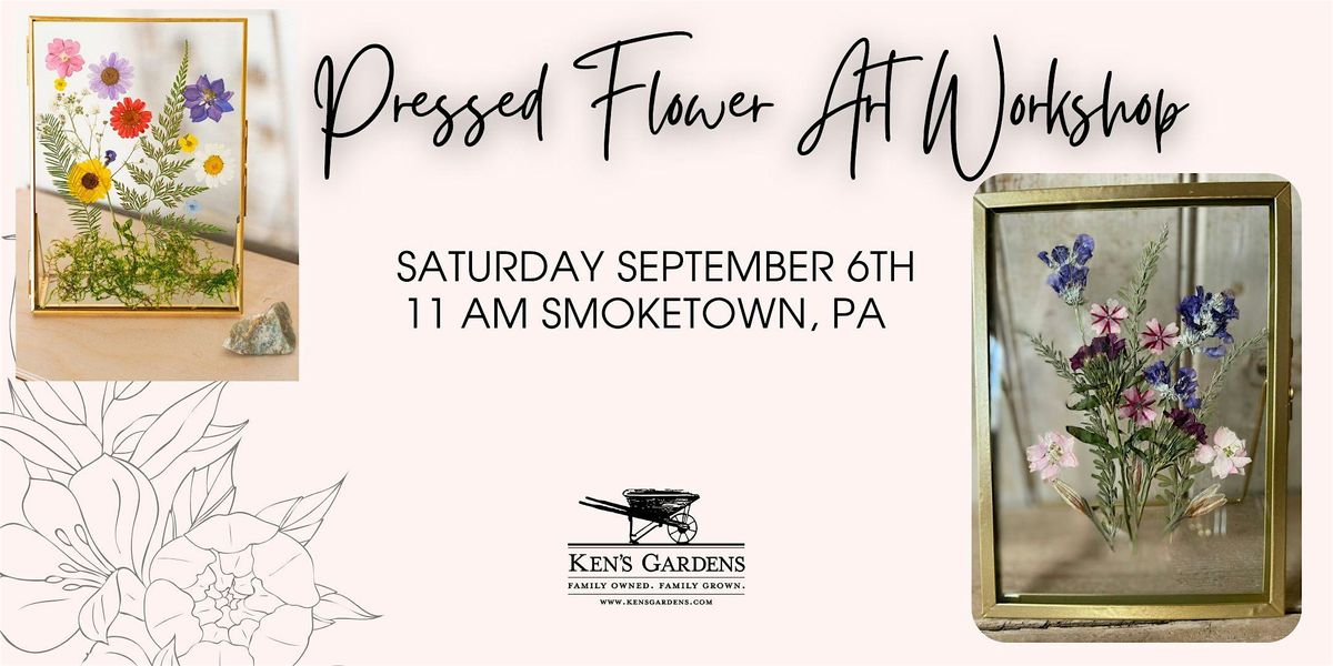 Pressed Flower Art Workshop (Smoketown Location), 6 September | Event in Lancaster | AllEvents