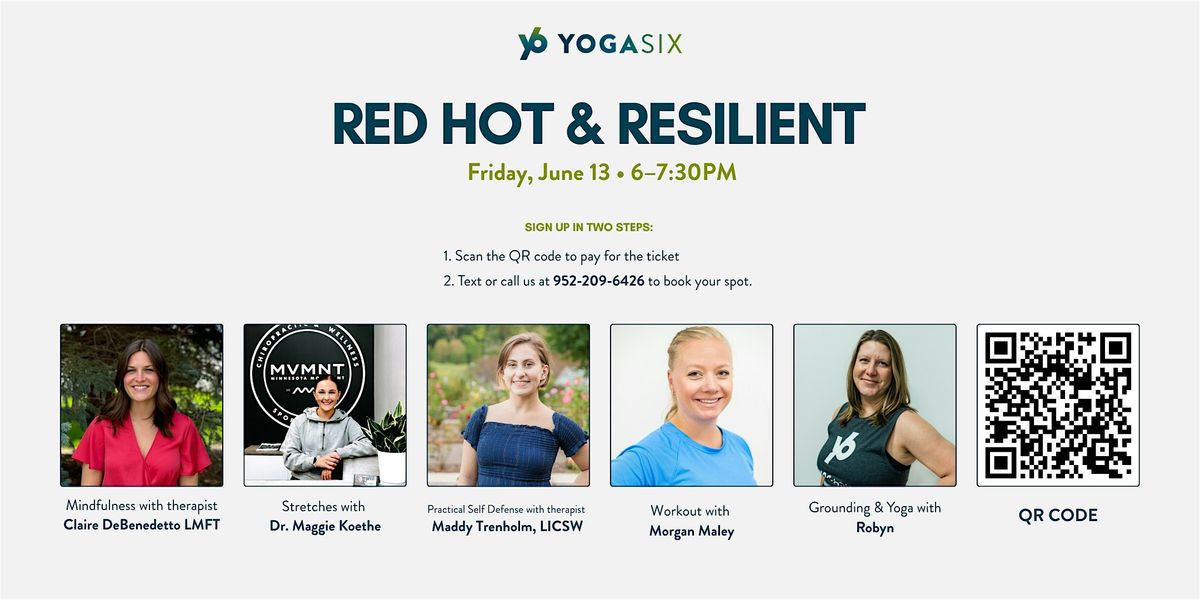 Red Hot & Resilient: An Empowering Event for Women, 13 June | Event in Minnetonka | AllEvents