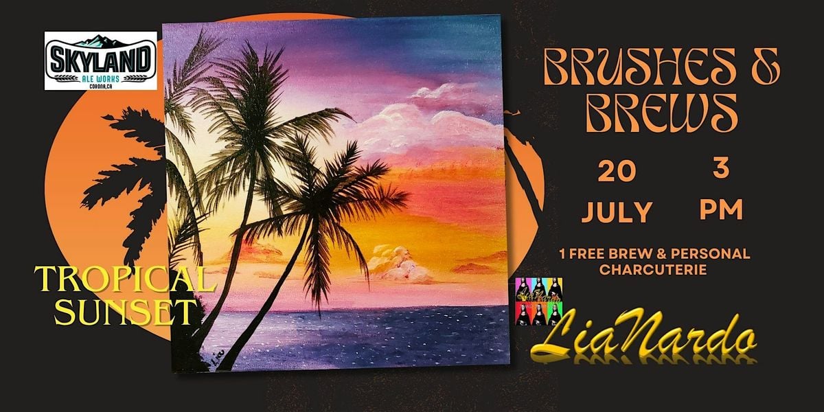 Brushes & Brews Paint & Sip at Skyland Ale Works, 20 July | Event in Corona | AllEvents