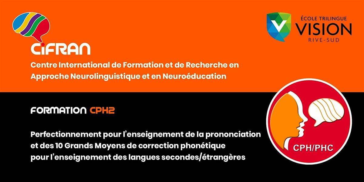 CPH2 - Québec - Optimiser la prononciation en langue seconde / étrangère, 24 August | Event in Lévis | AllEvents