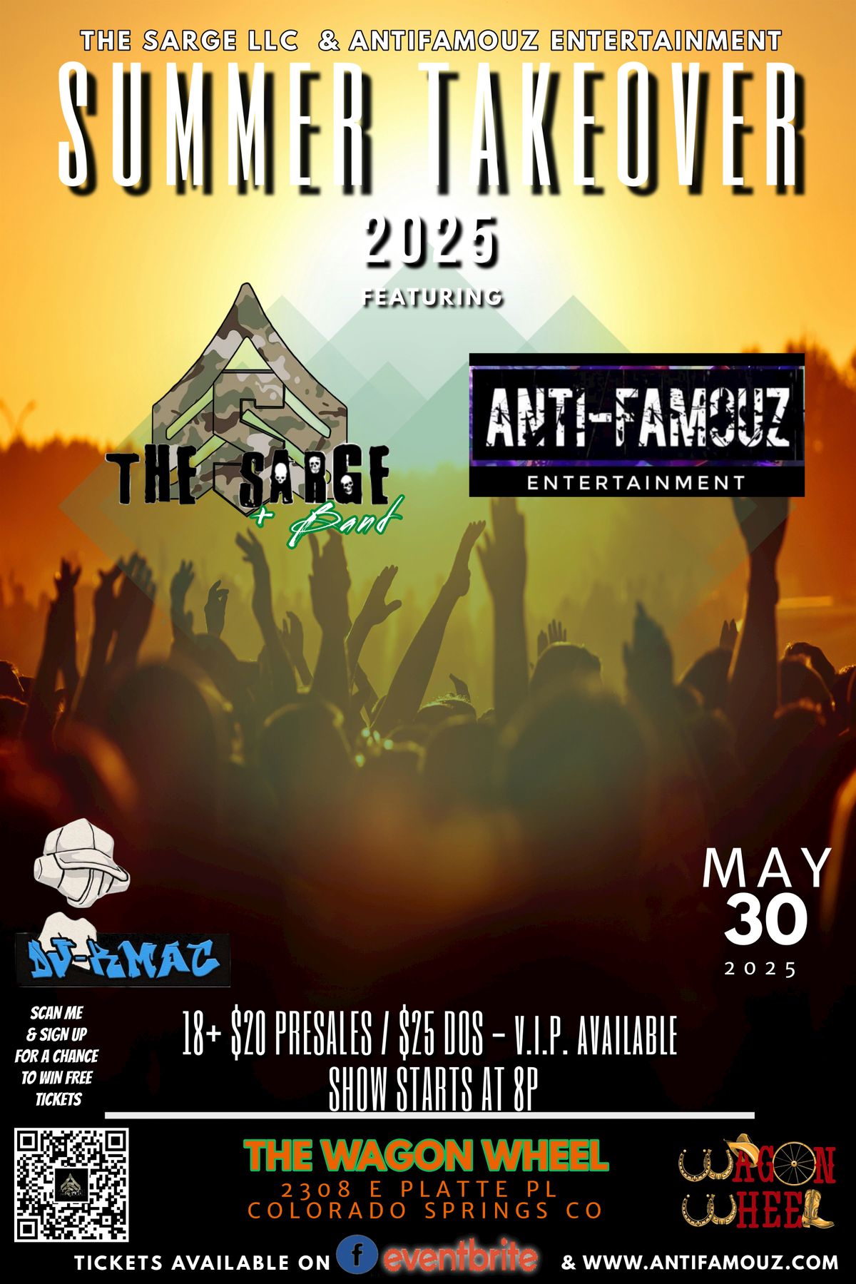 THE SUMMER TAKEOVER 2025, 30 May | Event in Colorado Springs | AllEvents