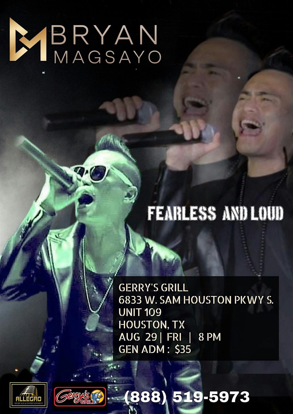 Bryan Magsayo – FEARLESS & LOUD - Houston, Texas, 29 August | Event in Houston | AllEvents