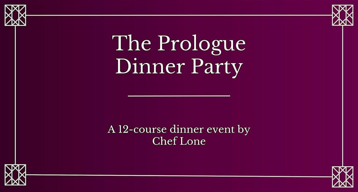 The Prologue Dinner Party, 9 August | Event in Cleveland | AllEvents