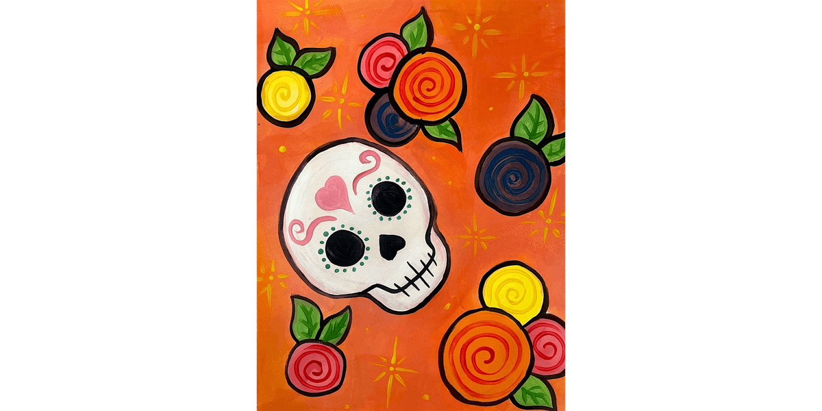 Sugar Skull - Paint and Sip in Salt Lake City | Classpop!™, 23 October | Event in Salt Lake City | AllEvents