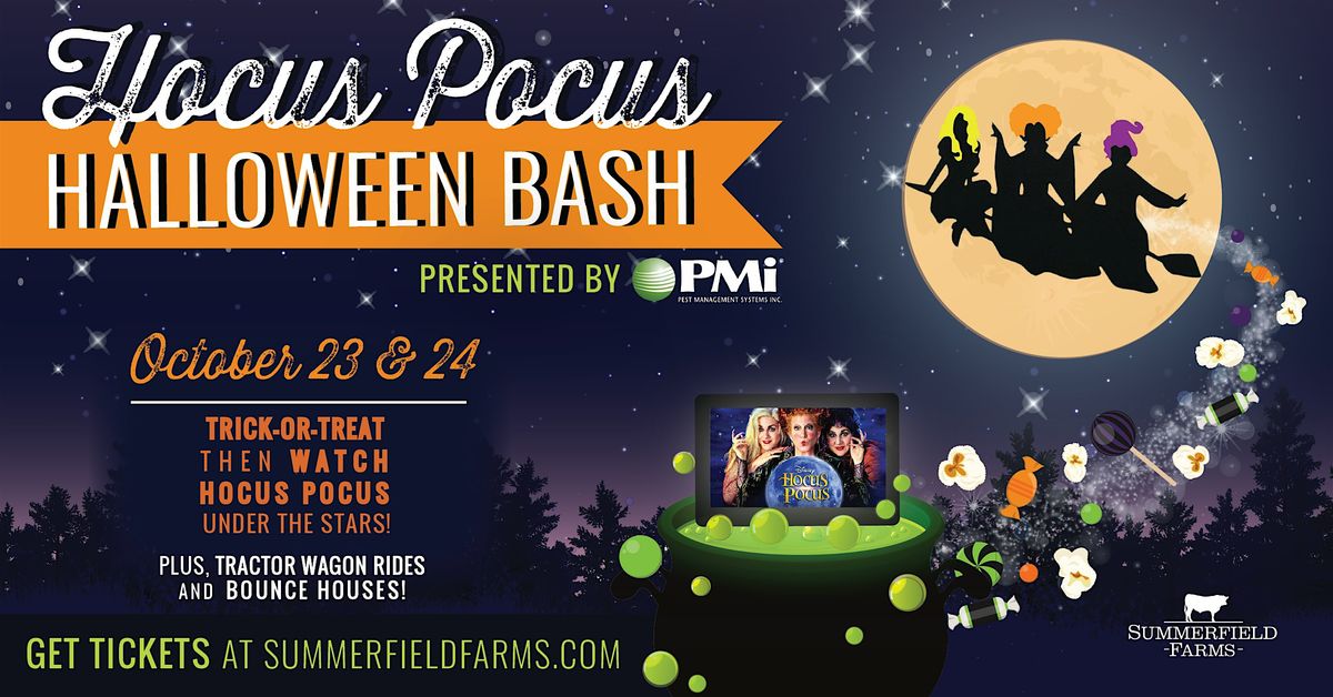 Hocus Pocus Halloween Bash, 23 October | Event in Summerfield | AllEvents