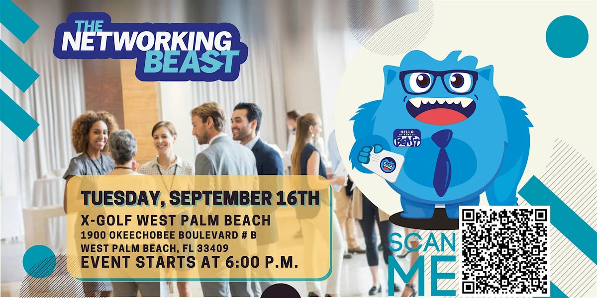 Networking Event & Business Card Exchange by The Networking Beast (WPB), 16 September | Event in West Palm Beach