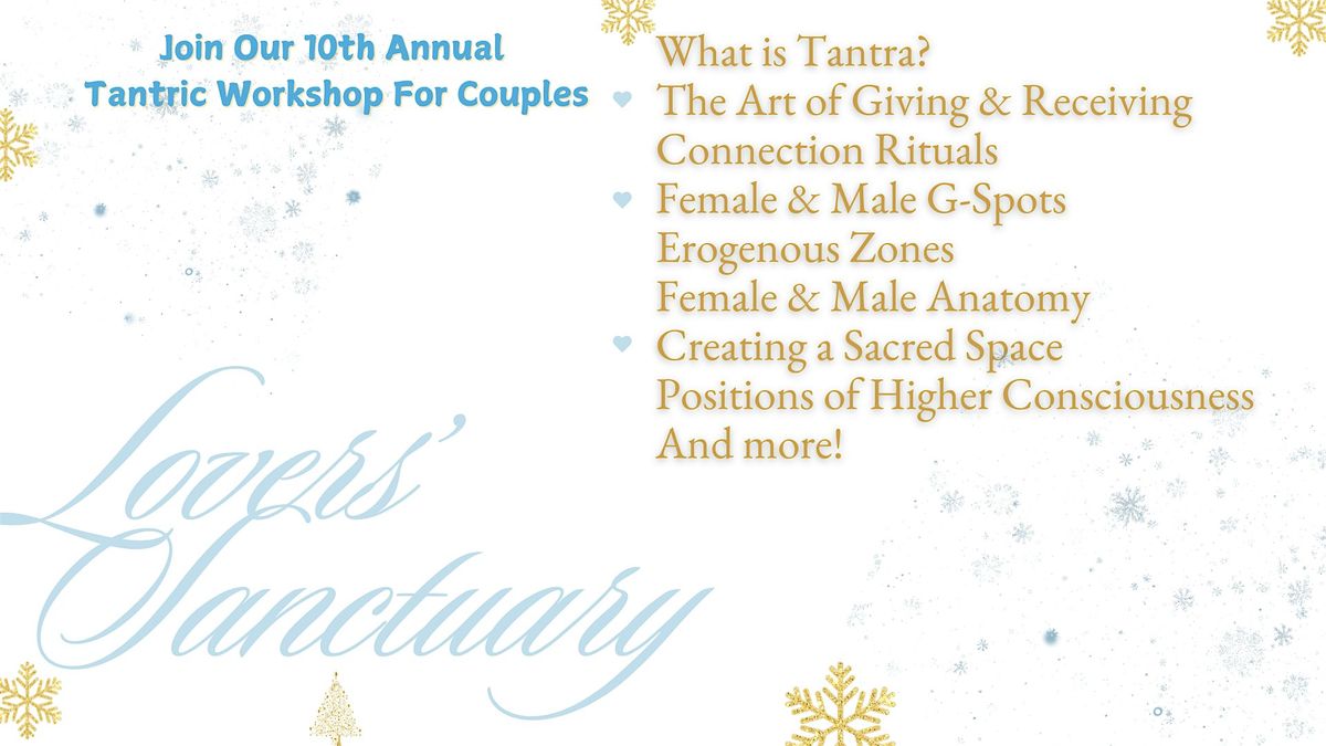 Lovers’ Sanctuary: A Tantric Couples Event(Winter Edition), 12 December | Event in New York | AllEvents