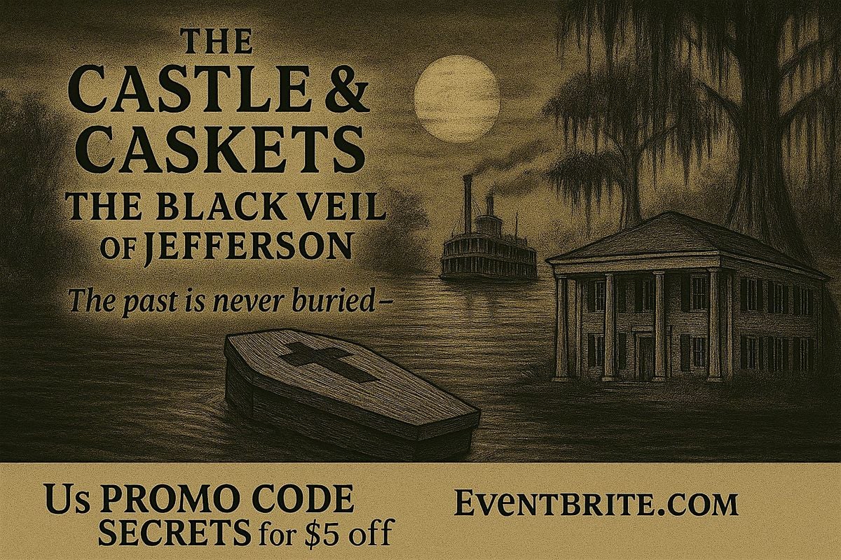 ⚜️ The Castle & Caskets: The Black Veil of Jefferson ⚜️, 10 October | Event in Jefferson | AllEvents