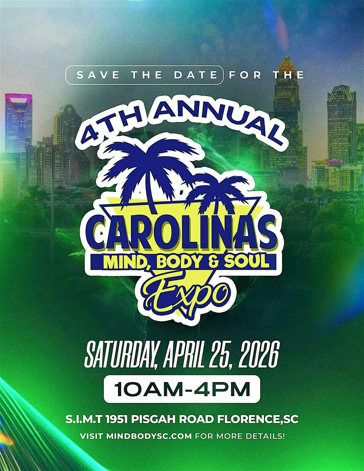 4th Annual Carolinas' Mind, Body & Soul Expo, 25 April | Event in Florence | AllEvents