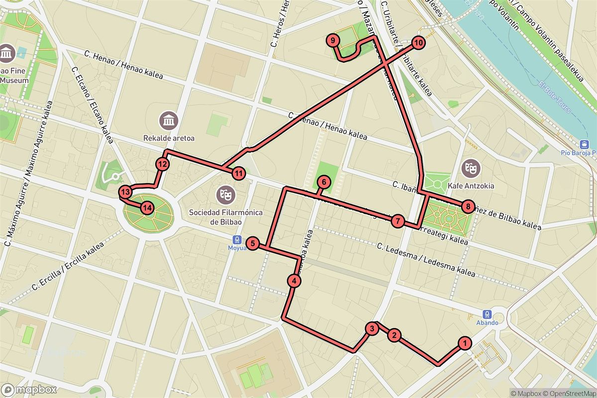 Bilbao Audio Tour: Skyline Stories and Hidden Gems of Abando | Event in Bilbao | AllEvents