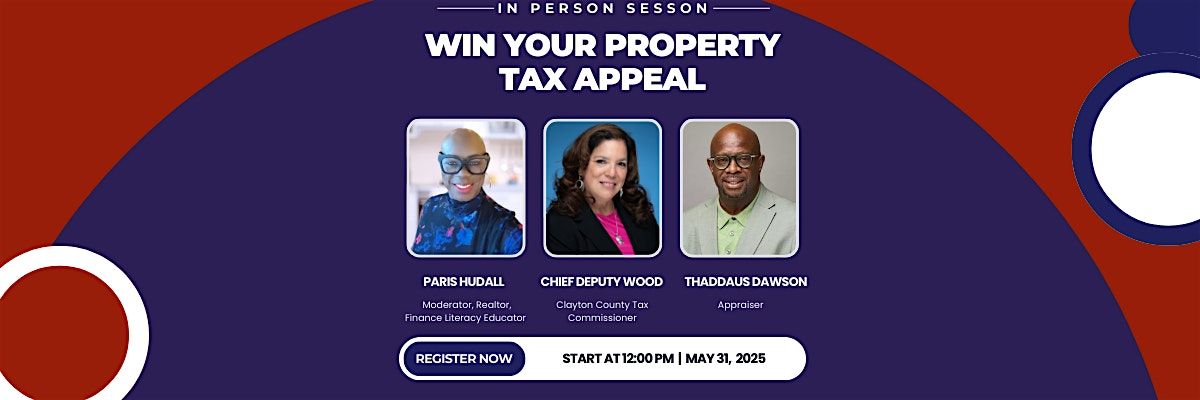 How?          Win Your Property Tax Appeal, 31 May | Event in Riverdale | AllEvents
