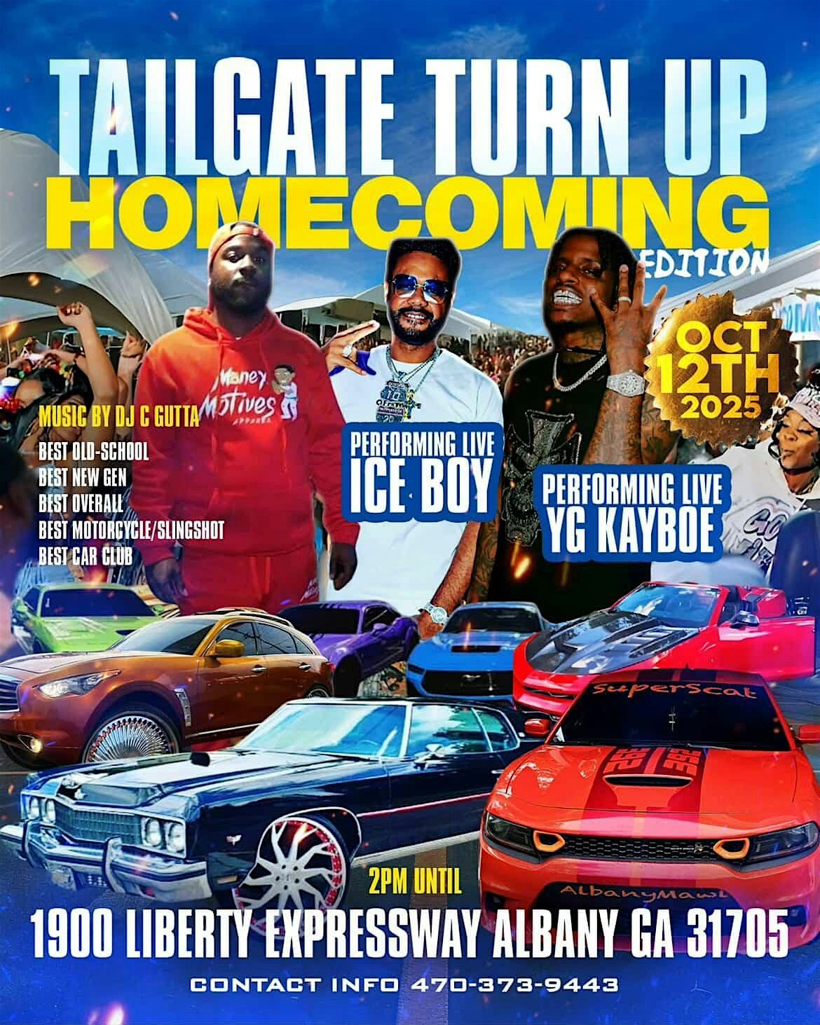 Tailgate Turn Up Car And Bike Show Homecoming Edition, 12 October | Event in Albany | AllEvents