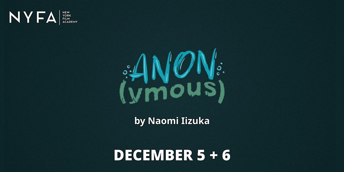 Anon(ymous), 5 December | Event in New York | AllEvents