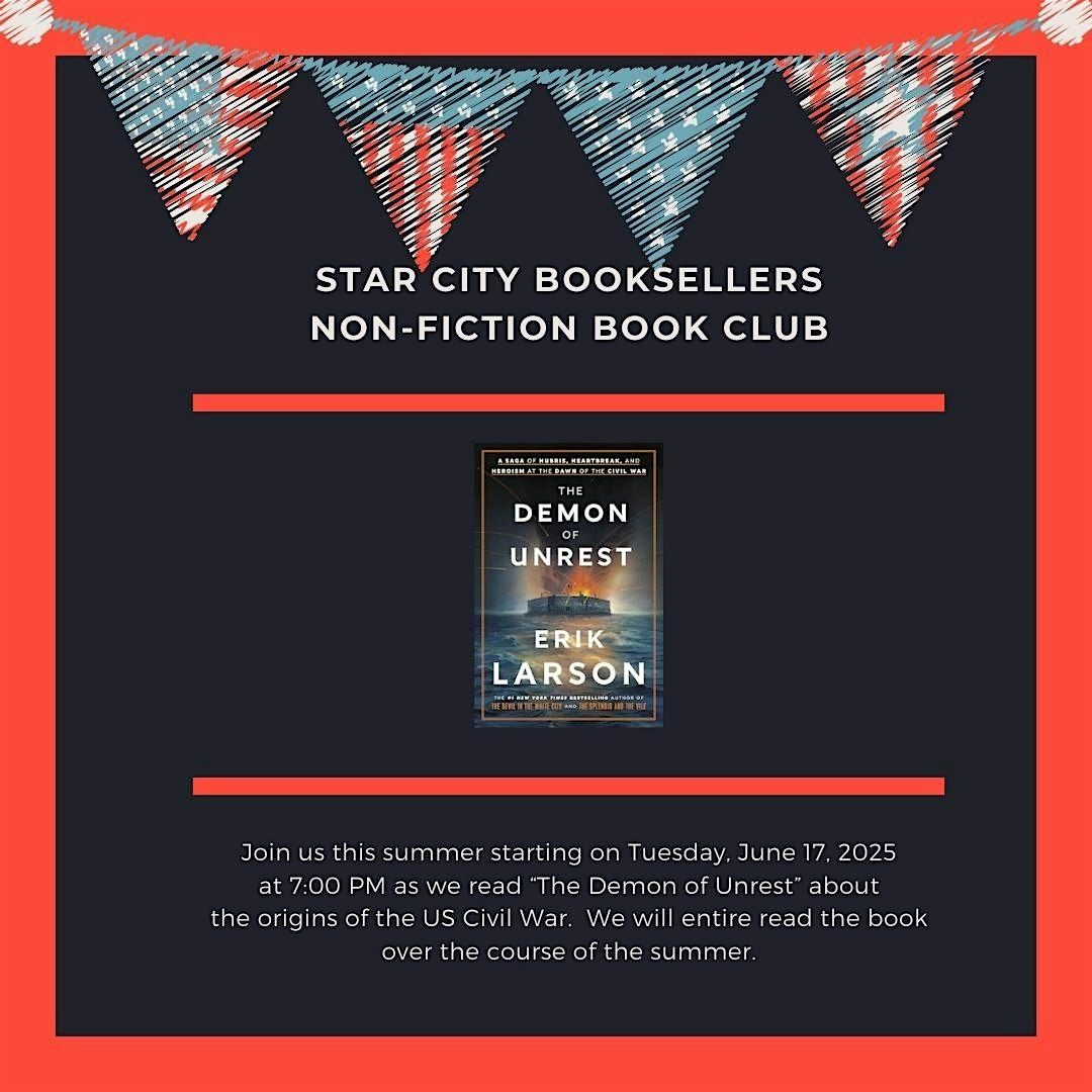 Non Fiction Book Club-The Demon of Unrest, 17 June | Event in Miamisburg | AllEvents