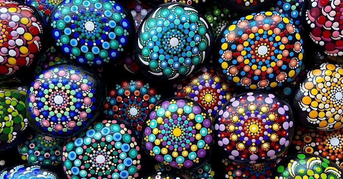 Dot Painting (On Rocks or Canvas!), 18 June | Event in Bridgton | AllEvents