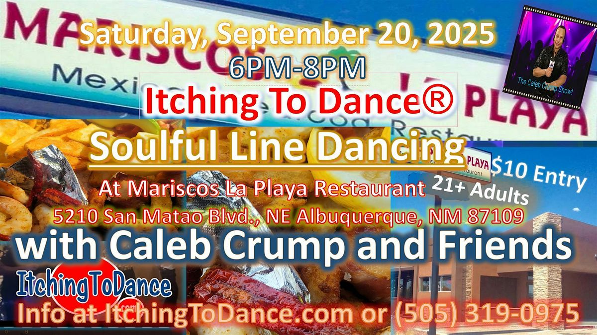 Line Dancing  Itching To Dance®, Caleb Crump, & Friends  Sat. Oct. 18, 2025, 18 October | Event in Albuquerque