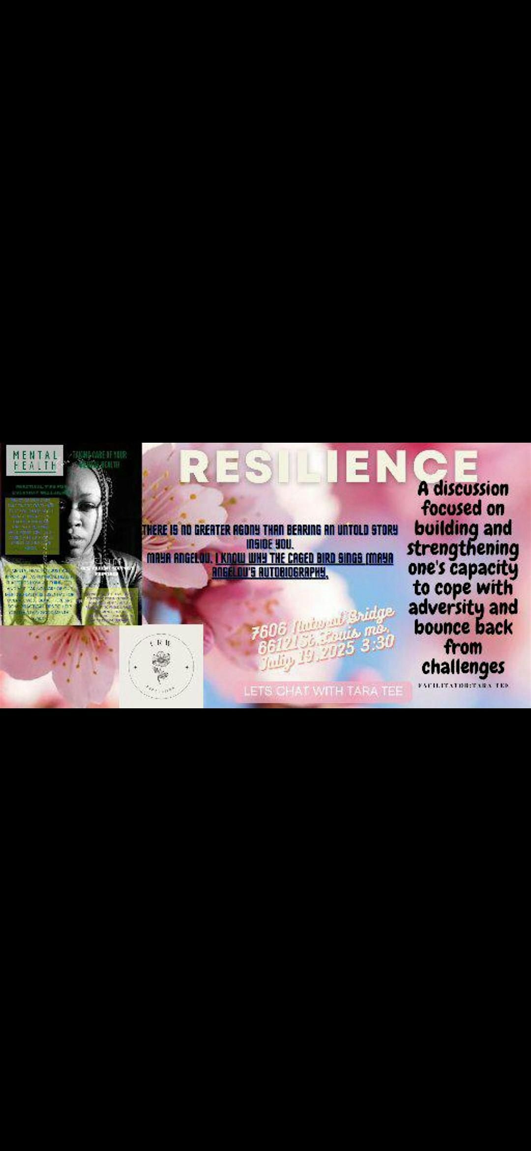 Resilience  The conversation, 19 July | Event in St. Louis | AllEvents