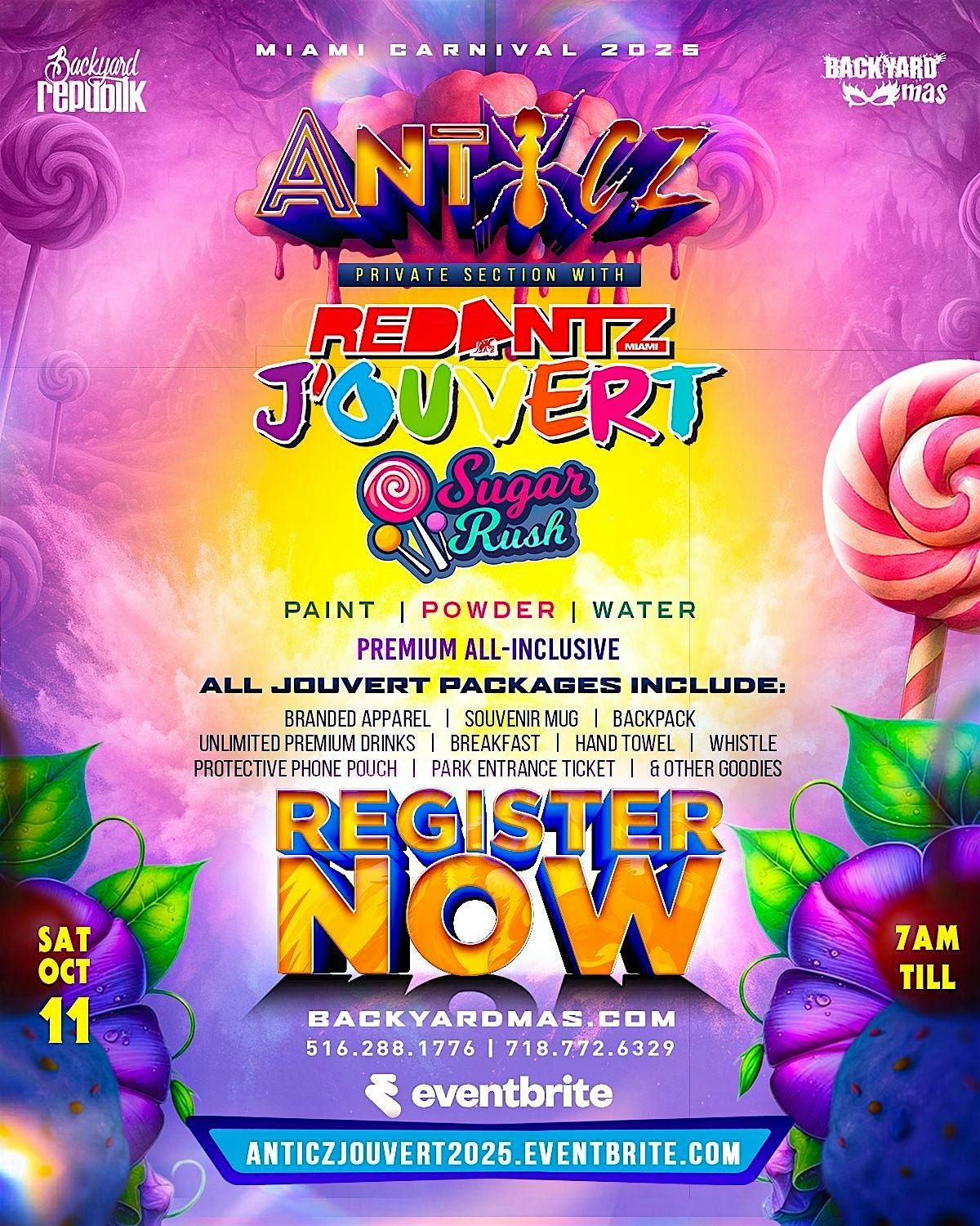 ANTICZ JOUVERT MIAMI CARNIVAL 2025, 11 October | Event in Lauderhill | AllEvents
