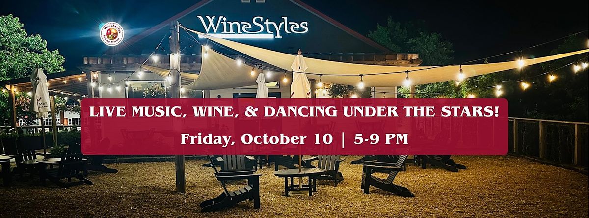 ✨ Live Music, Wine, & Dancing Under the Stars!, 10 October | Event in Chesapeake | AllEvents