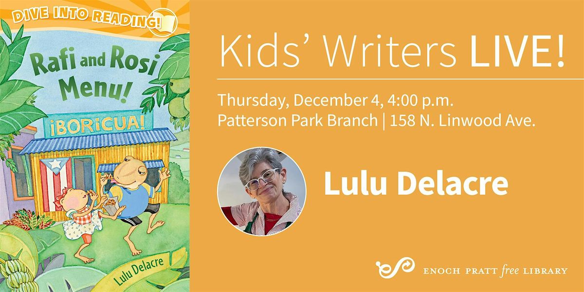 Lulu Delacre: "Rafi and Rosi Menu!" | Event in Baltimore | AllEvents