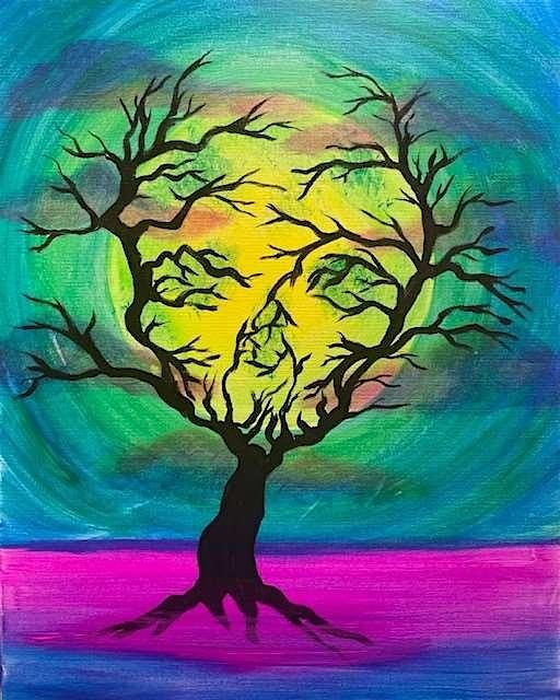 Blacklight Paint and Sip - Skull Moon Rising - St. Charles, IL, 25 October | Event in St. Charles | AllEvents