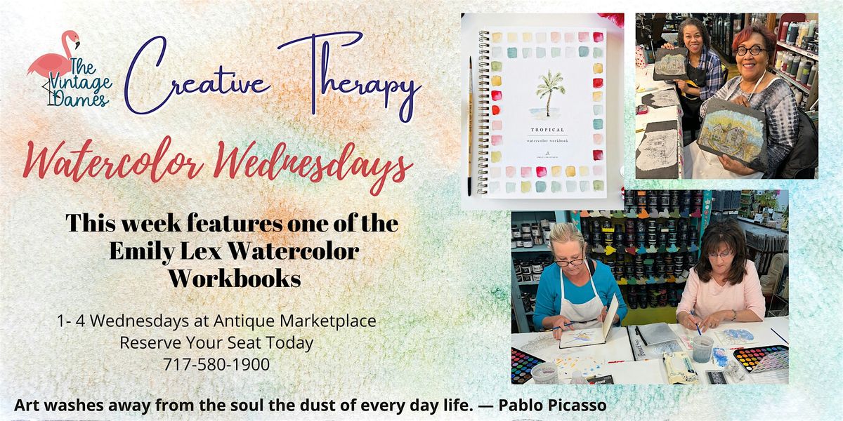 Watercolor Wednesday with Emily Lex Watercolor Workbook 8/27, 27 August | Event in Lemoyne | AllEvents