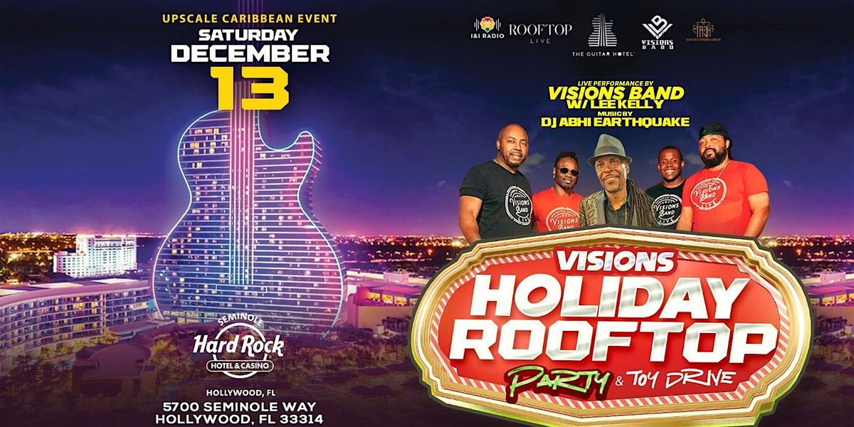 Visions Reggae Band Rooftop Holiday & Toy Drive, 13 December | Event in Hollywood | AllEvents