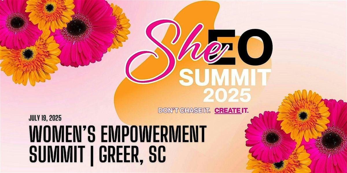SheEO Summit 2025, 19 July | Event in Greer | AllEvents