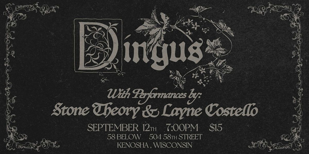 DINGUS.  LIVE @ 58 BELOW - ALBUM RELEASE SHOW, 12 September | Event in Kenosha | AllEvents