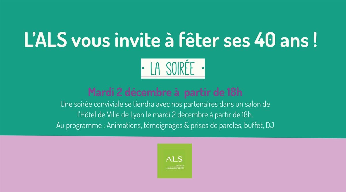Soirée partenaire ALS, 2 December | Event in Lyon | AllEvents