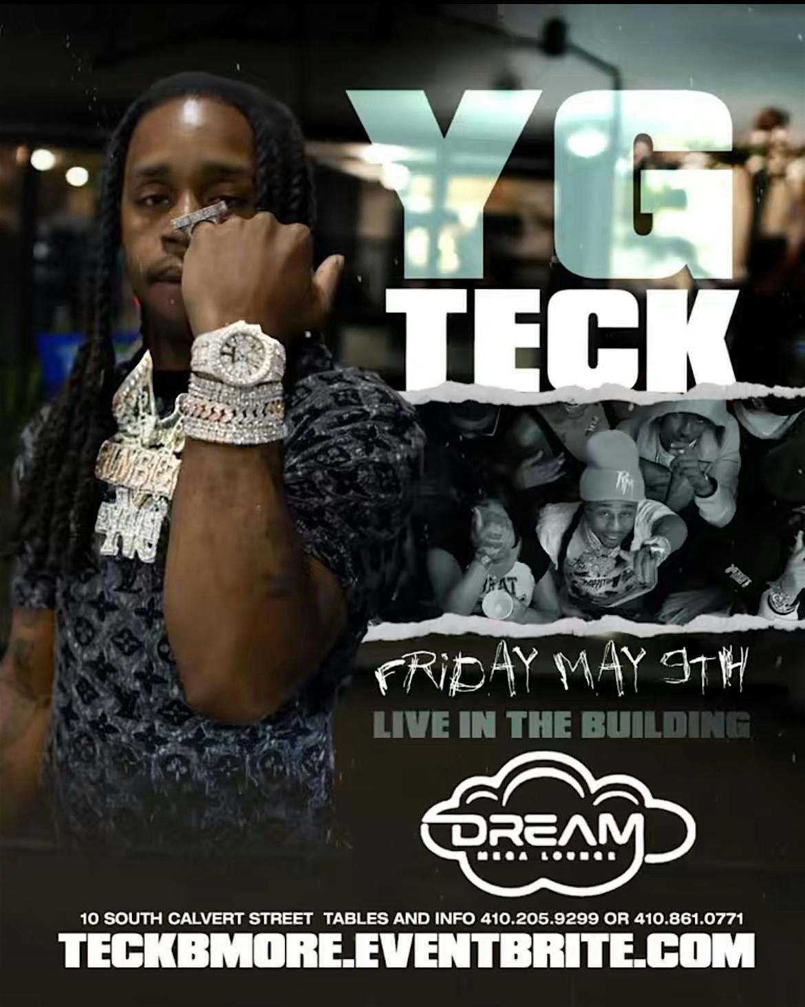YG Teck & Friends at Dream Lounge, 9 May | Event in Baltimore | AllEvents
