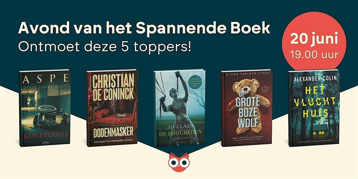 Avond van het Spannende Boek, 20 June | Event in Aalst | AllEvents