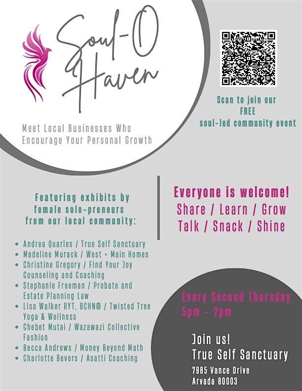 Soul-O Haven: Local Businesses Supporting Personal Growth | Event in Arvada | AllEvents
