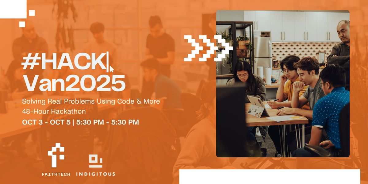 FaithTech Vancouver Hackathon: Build with Purpose!, 3 October | Event in Vancouver | AllEvents