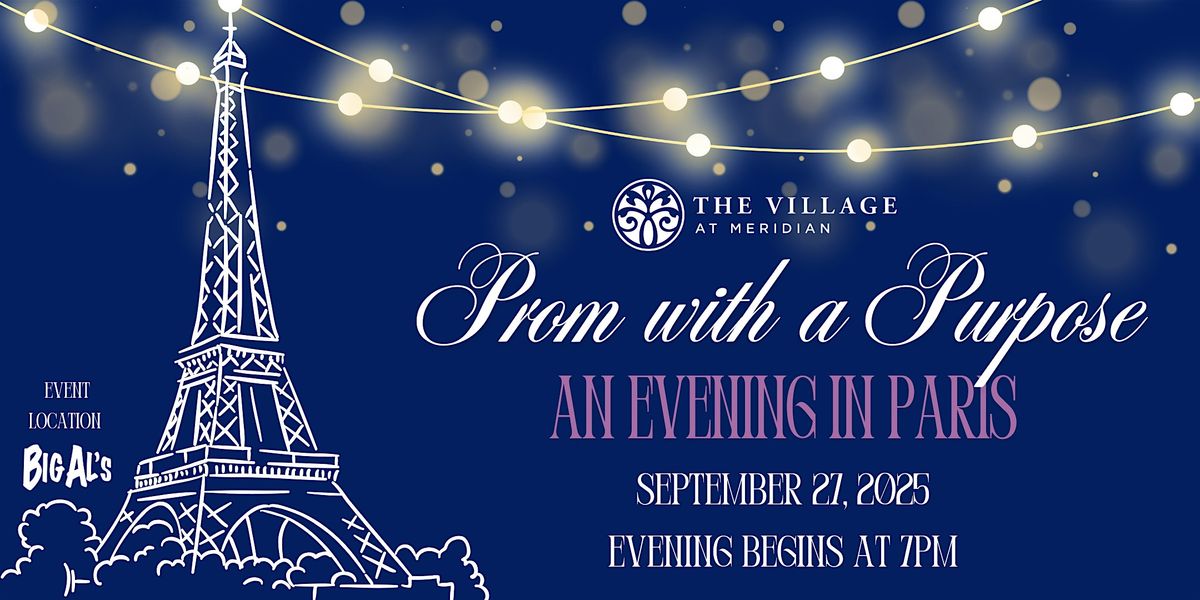 Prom with a Purpose:  An Evening in Paris, 27 September | Event in Meridian | AllEvents