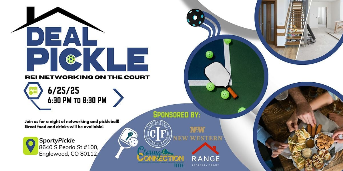 Deal Pickle: REI Networking, 25 June | Event in Englewood | AllEvents