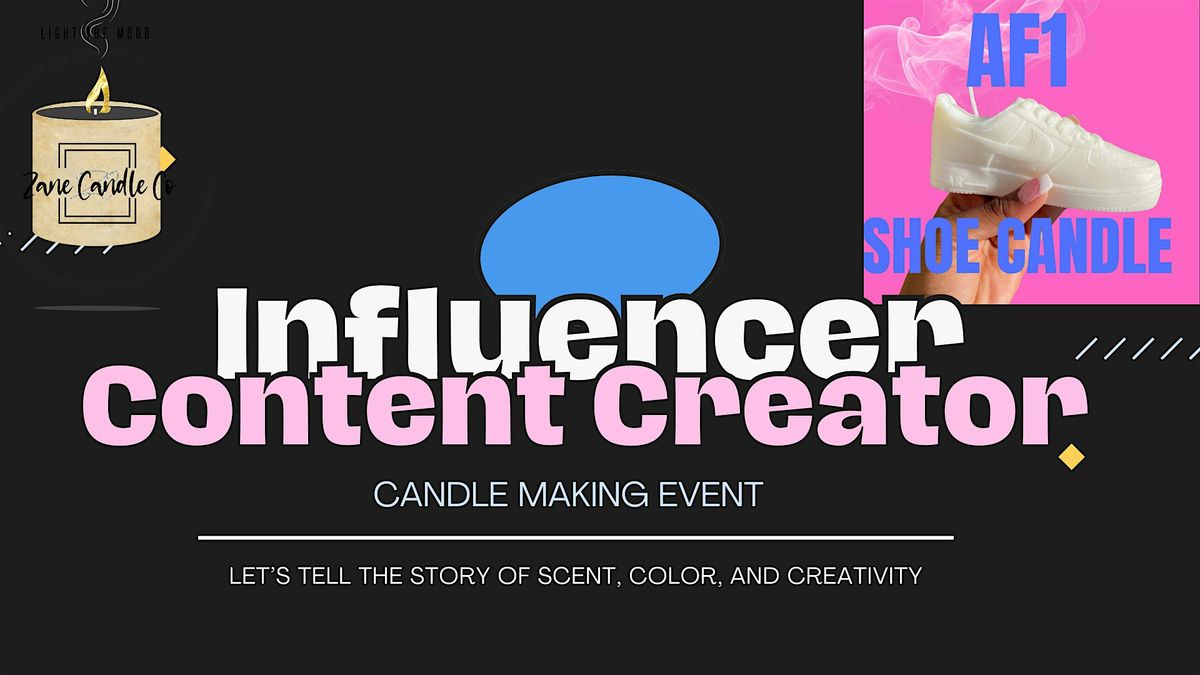 Content Creator Influencer Event: Candle Making Atlanta at Zane', 1 June | Event in Forest Park | AllEvents