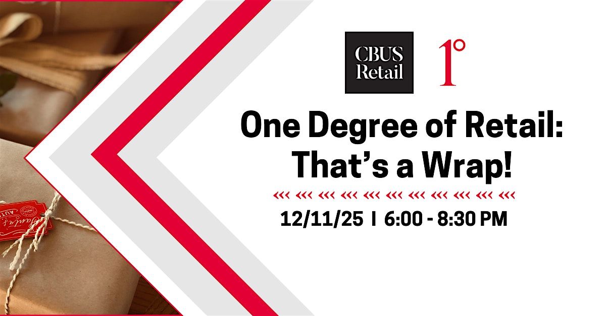 One Degree of Retail: That's a Wrap!, 11 December | Event in New Albany | AllEvents