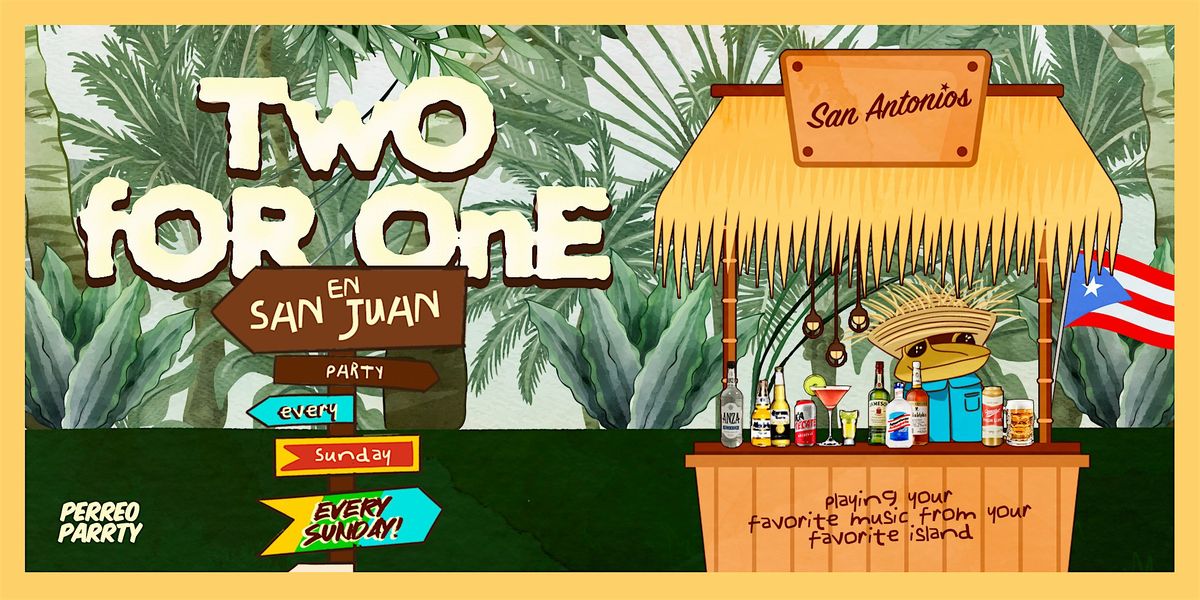 Two for One Drinks en San Juan - Puerto Rican Reggaeton & Latin Party NYC, 4 January | Event in New York