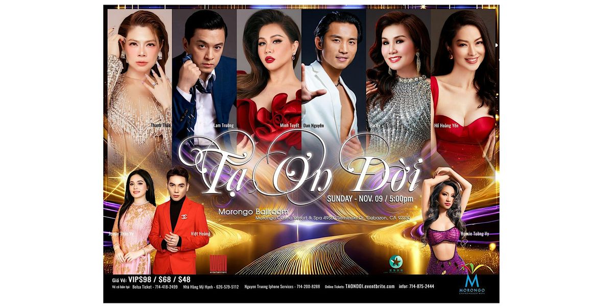 Ta On Doi In Morongo Casino, 9 November | Event in Cabazon | AllEvents