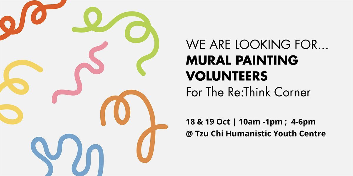 Paint with Purpose: Volunteer for The Re:Think Corner Mural, 18 October | Event in Yishun | AllEvents