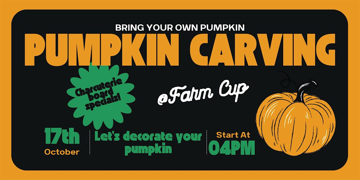 Bring Your Own Pumpkin Carving at Farm Cup! | Event in West Hollywood | AllEvents