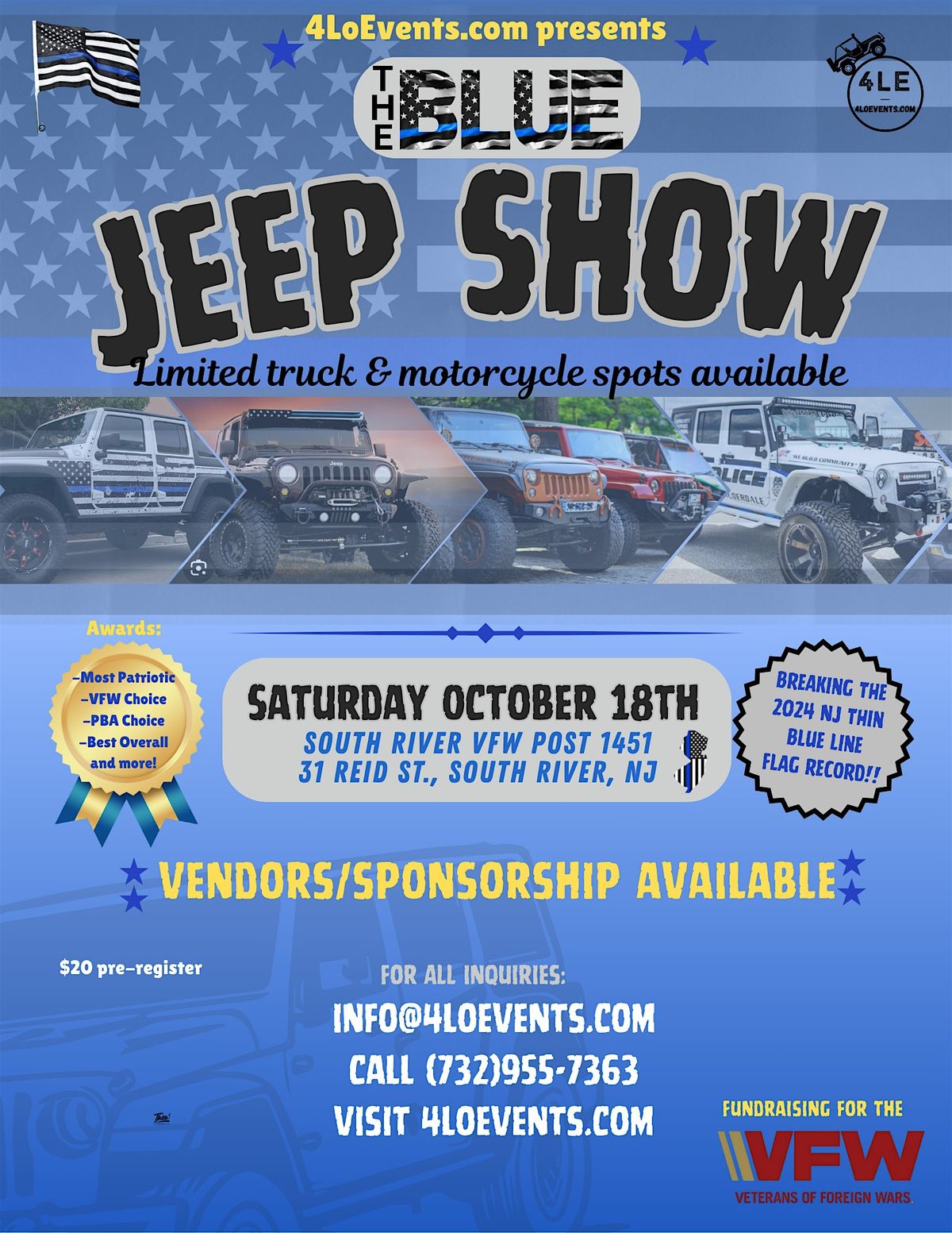 The Blue Jeep Show, 18 October | Event in South River | AllEvents