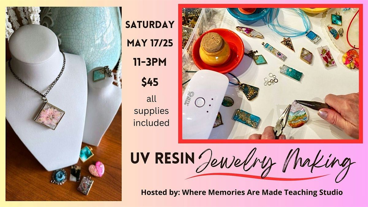 UV Resin: Jewelry Making workshop, 17 May | Event in Airdrie | AllEvents