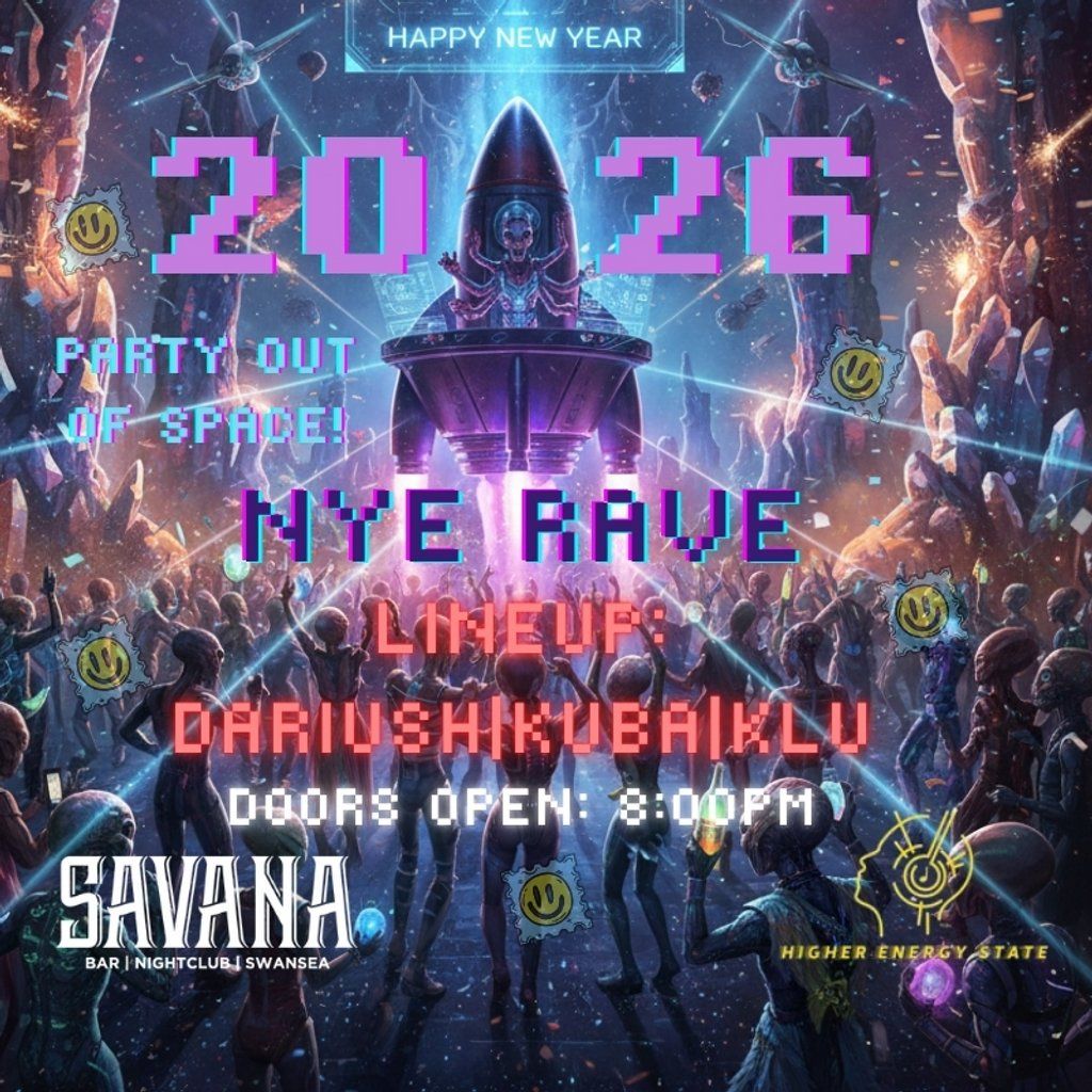 NYE Space Themed Rave 2025, 31 December | Event in Swansea | AllEvents