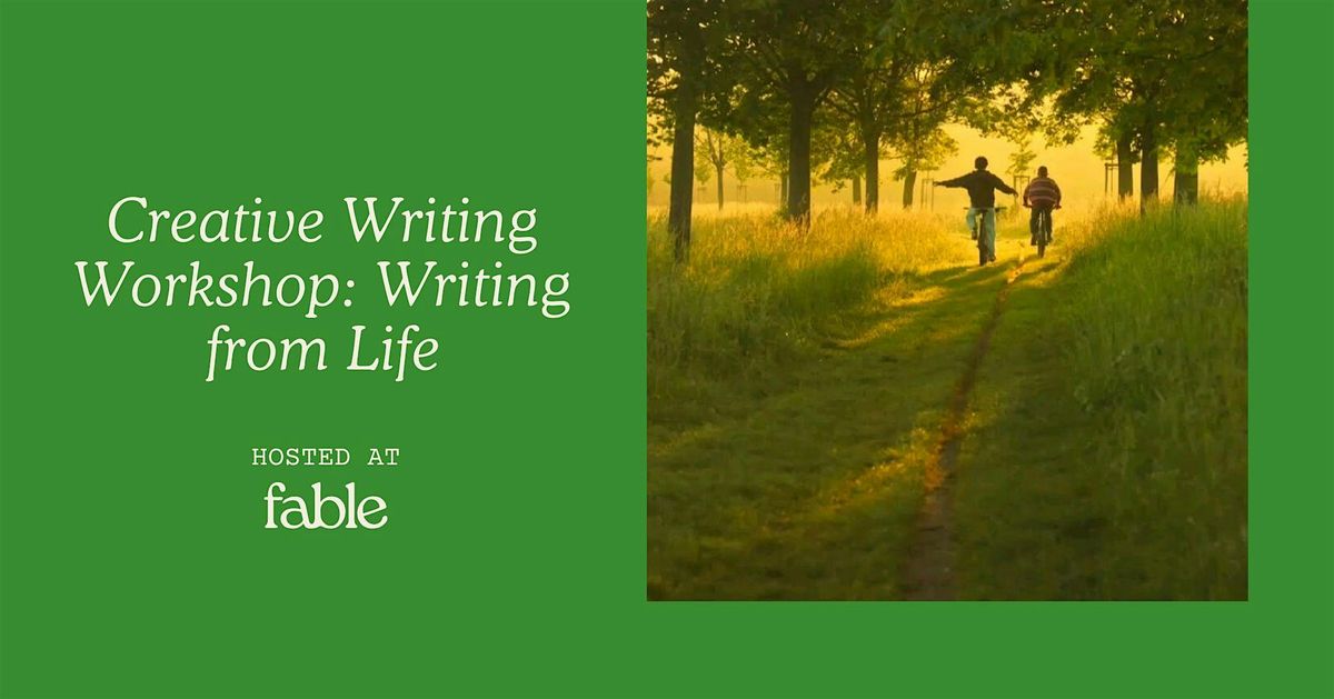 Creative Writing Workshop: Writing from Life, 10 December | Event in Lisboa | AllEvents