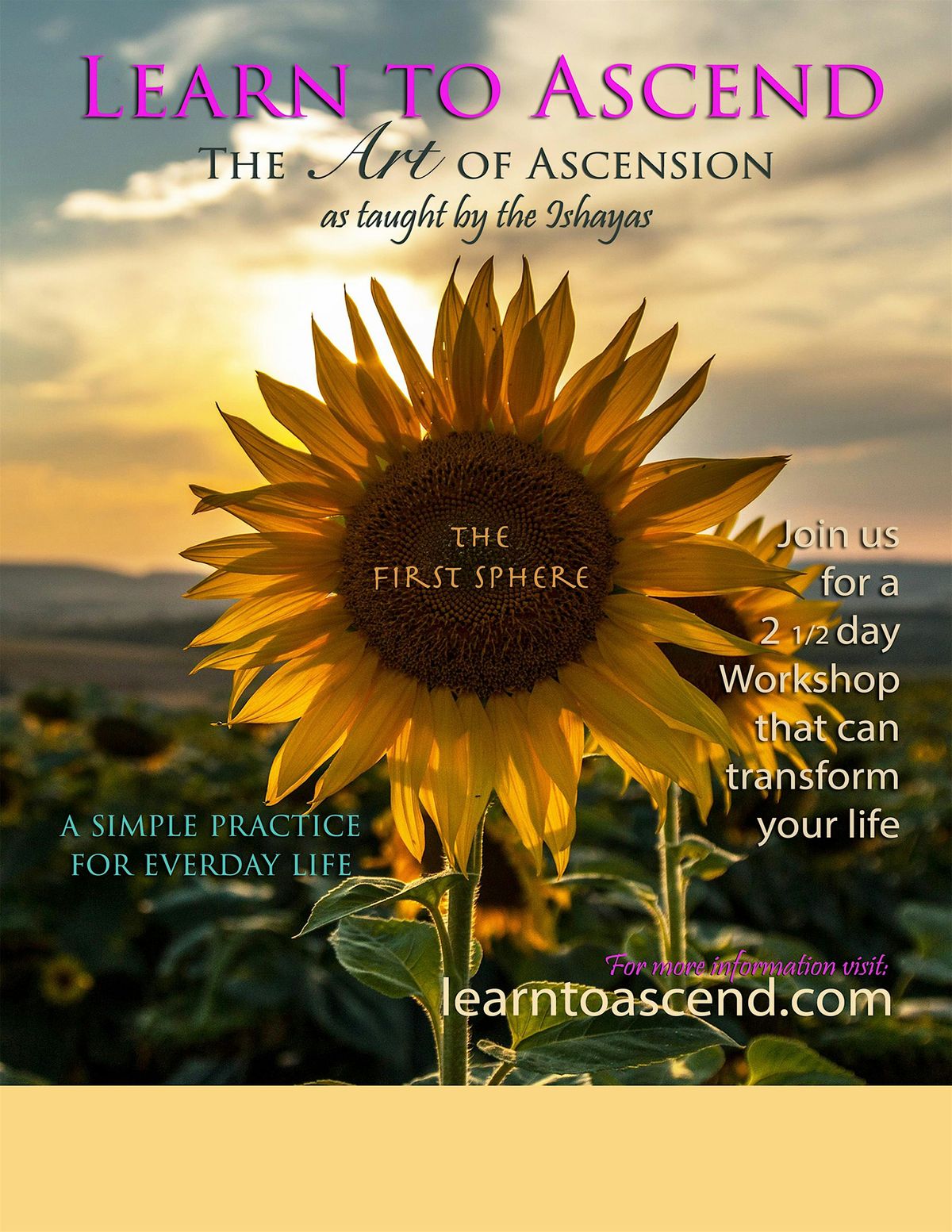 Learn the Art of Ascension: First Sphere Course, 9 January | Event in Seattle | AllEvents