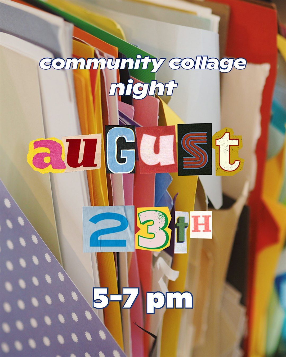 Community Collage Night, 23 August | Event in Northampton | AllEvents