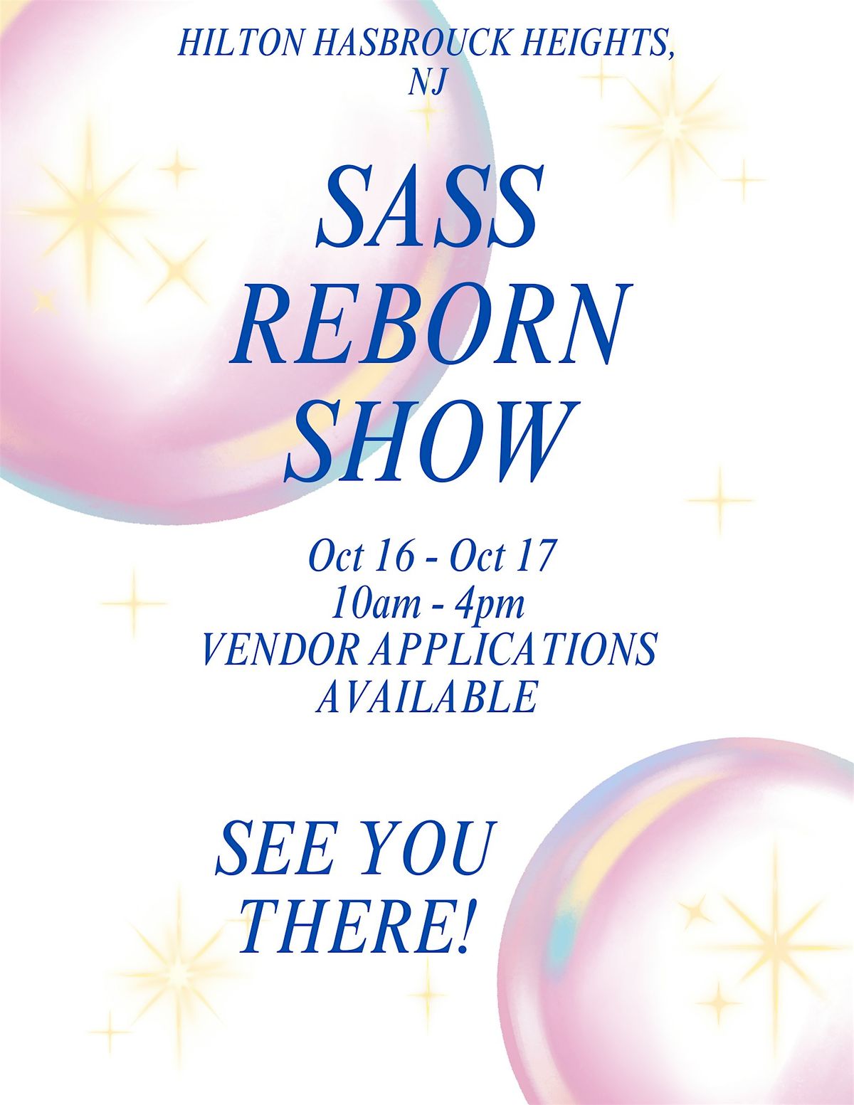 Sass Reborn Show, 16 October | Event in Hasbrouck Heights | AllEvents